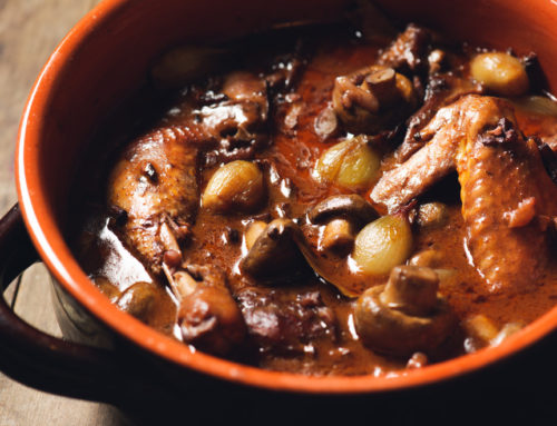 Poularde aux légumes anciens