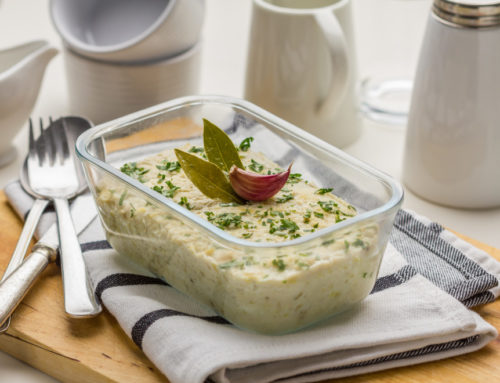 Terrine rose de Saint-Jacques et crevettes